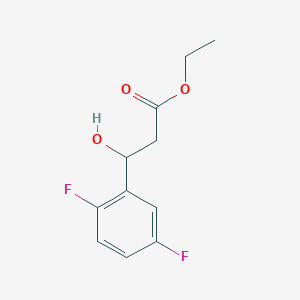 Ethyl 3-(2,5-difluorophenyl)-3-hydroxypropanoate