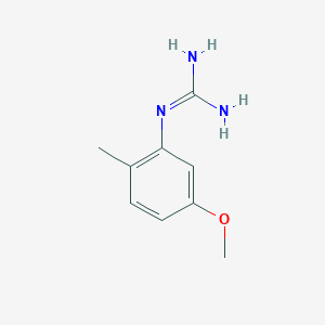 molecular formula C9H13N3O B15334580 1-(5-Methoxy-2-methylphenyl)guanidine 