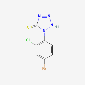 1-(4-Bromo-2-chlorophenyl)-1H-tetrazole-5-thiol