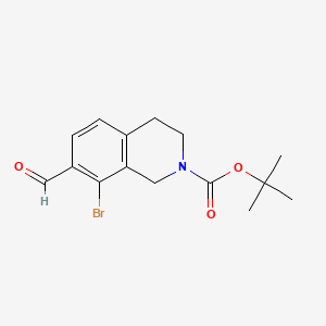 8-Bromo-2-Boc-1,2,3,4-tetrahydroisoquinoline-7-carbaldehyde