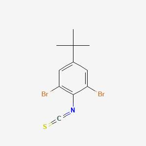 molecular formula C11H11Br2NS B15334652 2,6-Dibromo-4-tert-butylphenylisothiocyanate 