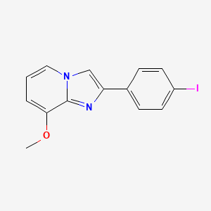 2-(4-Iodophenyl)-8-methoxyimidazo[1,2-a]pyridine