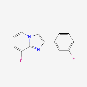 8-Fluoro-2-(3-fluorophenyl)imidazo[1,2-a]pyridine