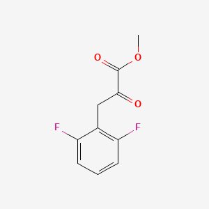 Methyl 3-(2,6-difluorophenyl)-2-oxopropanoate