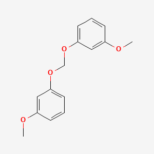 molecular formula C15H16O4 B15334772 Bis(3-methoxyphenoxy)methane CAS No. 56207-33-1