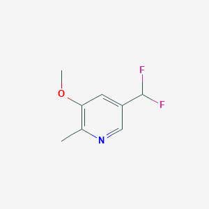 5-(Difluoromethyl)-3-methoxy-2-methylpyridine