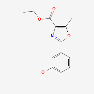 Ethyl 2-(3-Methoxyphenyl)-5-methyloxazole-4-carboxylate