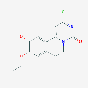 2-Chloro-9-ethoxy-10-methoxy-6,7-dihydro-4H-pyrimido[6,1-a]isoquinolin-4-one