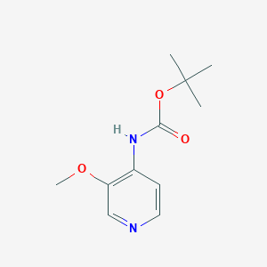 molecular formula C11H16N2O3 B15334955 N-Boc-3-methoxypyridin-4-amine 