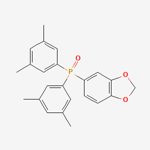 Benzo[d][1,3]dioxol-5-ylbis(3,5-dimethylphenyl)phosphine oxide