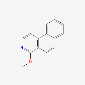 molecular formula C14H11NO B15334983 4-Methoxybenzo[f]isoquinoline 