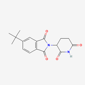 5-(tert-Butyl)-2-(2,6-dioxo-3-piperidyl)isoindoline-1,3-dione