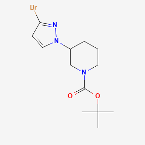 1-Boc-3-(3-bromo-1-pyrazolyl)piperidine