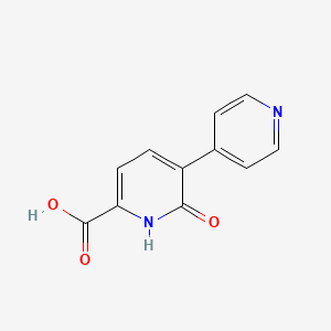 molecular formula C11H8N2O3 B15335057 2-Oxo-1,2-dihydro-[3,4'-bipyridine]-6-carboxylic acid 