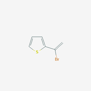 molecular formula C6H5BrS B15335068 2-(1-Bromovinyl)thiophene 