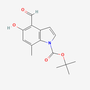 1-Boc-5-hydroxy-7-methyl-1H-indole-4-carbaldehyde