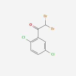 2,2-Dibromo-1-(2,5-dichlorophenyl)ethanone