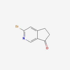 3-Bromo-5H-cyclopenta[c]pyridin-7(6H)-one