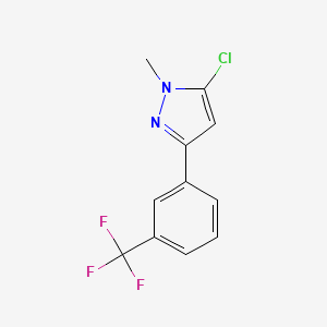 5-Chloro-1-methyl-3-(3-(trifluoromethyl)phenyl)-1H-pyrazole