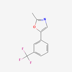 2-Methyl-5-[3-(trifluoromethyl)phenyl]oxazole