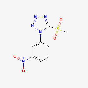 5-(Methylsulfonyl)-1-(3-nitrophenyl)-1H-tetrazole