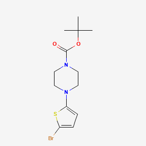 molecular formula C13H19BrN2O2S B15335264 1-(5-Bromo-2-thienyl)-4-Boc-piperazine 