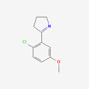 5-(2-chloro-5-methoxyphenyl)-3,4-dihydro-2H-pyrrole