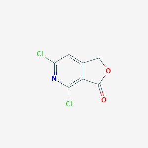 molecular formula C7H3Cl2NO2 B15335307 4,6-dichloro-1H-furo[3,4-c]pyridin-3-one 