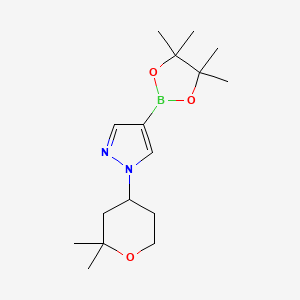 1-(2,2-Dimethyltetrahydro-2H-pyran-4-yl)pyrazole-4-boronic Acid Pinacol Ester