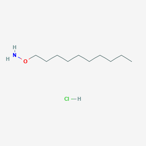 molecular formula C10H24ClNO B15335388 O-Decylhydroxylamine Hydrochloride 