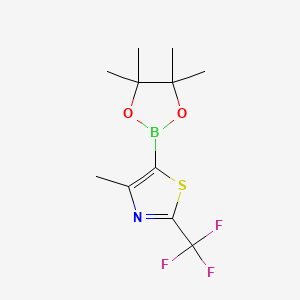 4-Methyl-2-(trifluoromethyl)thiazole-5-boronic Acid Pinacol Ester