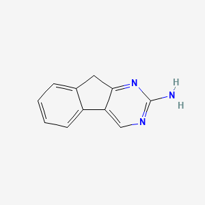 molecular formula C11H9N3 B15335476 Diazafluoren-2-amine 