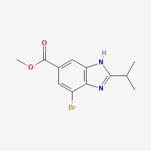 Methyl 4-Bromo-2-isopropylbenzimidazole-6-carboxylate