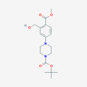 Methyl 4-(4-Boc-1-piperazinyl)-2-(hydroxymethyl)benzoate