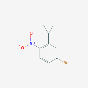 4-Bromo-2-cyclopropyl-1-nitrobenzene