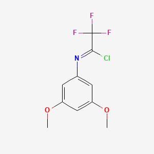 N-(3,5-Dimethoxyphenyl)-2,2,2-trifluoroacetimidoyl Chloride