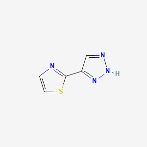 2-(1H-1,2,3-Triazol-4-yl)thiazole