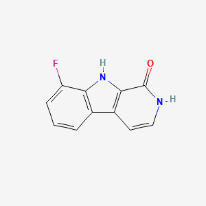 8-Fluoro-2,9-dihydro-1H-pyrido[3,4-b]indol-1-one