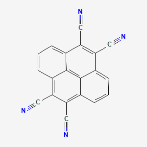 molecular formula C20H6N4 B15335718 4,5,9,10-Pyrenetetracarbonitrile 