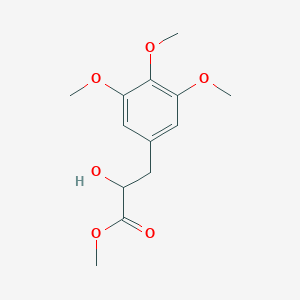 molecular formula C13H18O6 B15335748 Methyl 2-hydroxy-3-(3,4,5-trimethoxyphenyl)propanoate 