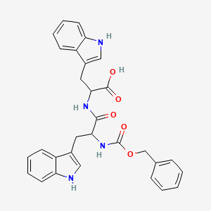 (S)-2-[(S)-2-(Cbz-amino)-3-(3-indolyl)propanamido]-3-(3-indolyl)propanoic Acid