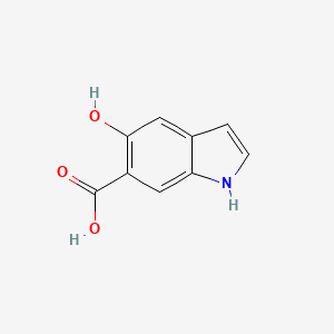 molecular formula C9H7NO3 B15335797 5-Hydroxyindole-6-carboxylic Acid 