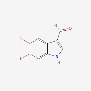 6-Fluoro-5-iodoindole-3-carbaldehyde