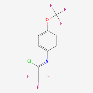 2,2,2-Trifluoro-N-[4-(trifluoromethoxy)phenyl]acetimidoyl Chloride