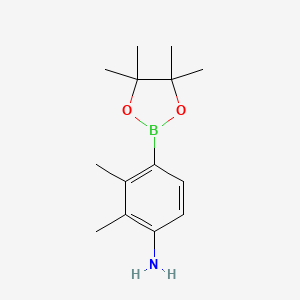 molecular formula C14H22BNO2 B15335915 4-Amino-2,3-dimethylphenylboronic Acid Pinacol Ester 