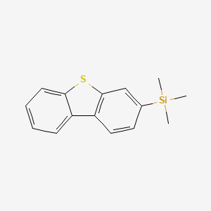 molecular formula C15H16SSi B15335943 Dibenzo[b,d]thiophen-3-yltrimethylsilane 