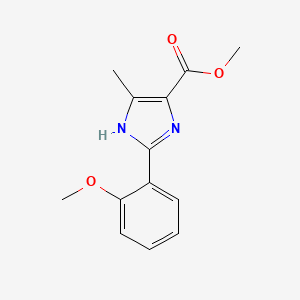 methyl 2-(2-methoxyphenyl)-5-methyl-1H-imidazole-4-carboxylate