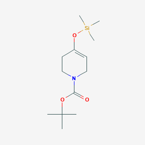 molecular formula C13H25NO3Si B153360 叔丁基-4-((三甲基甲硅烷基)氧基)-5,6-二氢吡啶-1(2H)-羧酸酯 CAS No. 211108-48-4