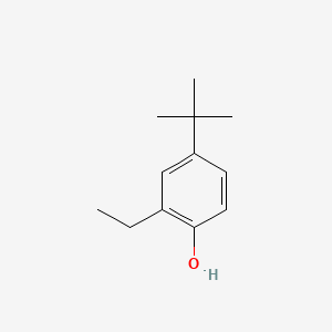 molecular formula C12H18O B15336012 4-tert-Butyl-2-ethylphenol CAS No. 63452-61-9