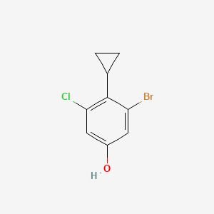 3-Bromo-5-chloro-4-cyclopropylphenol